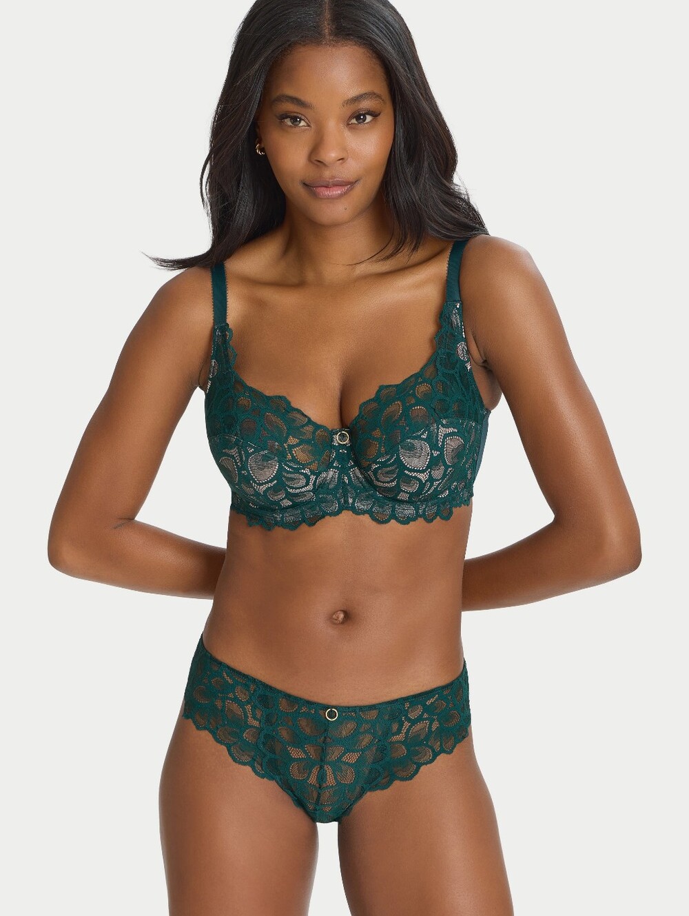 Panache Allure Bra - Green  36M US